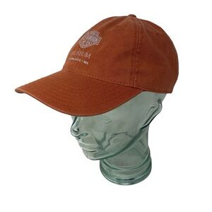 Harley Davidson Museum Men’s/ Unisex Adjustable Embroidered Strap W/Buckle Hat